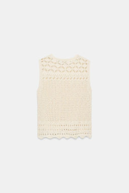 TOP PUNTO POINTELLE / Crudo - Zara фото 7
