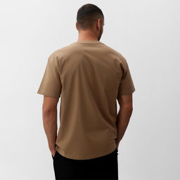 Футболка мужская MINAKU, бежевая, р-р 52-54