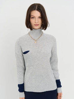 Свитер Vay 5242-41435 из шерсти и акрила  фото 4