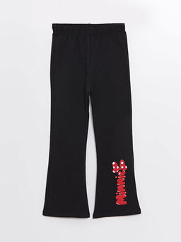 Beli Lastikli Minnie Mouse Bask?l? K?z ?ocuk Tayt