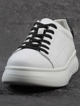 03-YC151-2 WHITE Кроссовки женские (натуральная кожа)