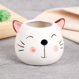 Кашпо 8,5х7x9 см Животные / WN31 /уп 6/96/ цветное - Галеонтрейд фото 2