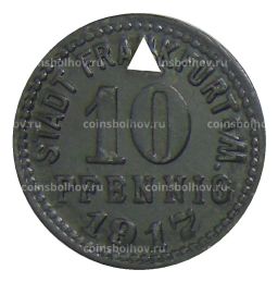 10 пфеннигов 1917 года Германия  Нотгельд Франкфурт на Майне