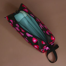 Косметичка Happy, искусственная кожа, 9×15×5.5