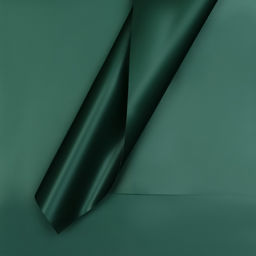 Цена за 20 шт. Пленка для цветов тонированная, матовая, изумрудная, 56 х 56 см, 65 мкм