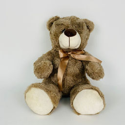 Мягкая игрушка Мишка с полосатым бантом 30 см (арт. 6682/30) - Storyland фото 6