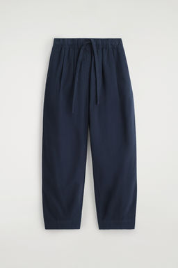 PANTAL?N TAPERED LEG DE ALGOD?N CON CORD?N