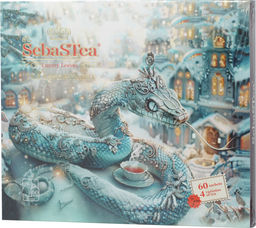 SebaSTea. Новый год. Ассорти Змея с короной карт.упаковка, 60 пак. (Уцененная)