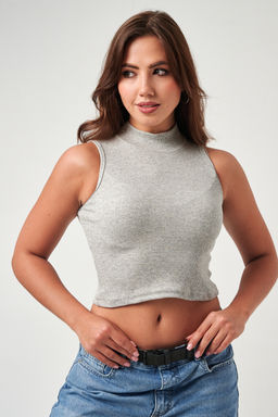 52714 топ укороченный с горлом - Натали фото 12