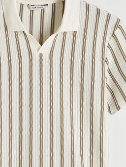 Polo Yaka ?izgili Erkek Triko Ti??rt