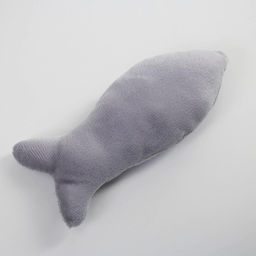 Лежанка с рыбкой, 45х35х11 см, серая - Пушистое счастье фото 4