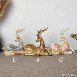 Статуэтка Олень 19 см / 377-7 /уп 36/