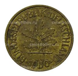 5 пфеннигов 1980 года D Германия