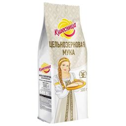 ЯС Мука Пшеничная цельнозерн 500г*10(кудесница)
