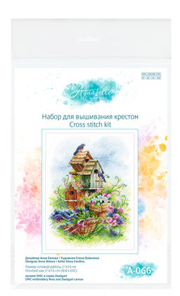 Набор для вышивания М.П.Студия А-066 Весёлые соседи 21 х 16 см