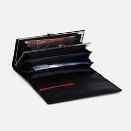 Кошелёк на магнитах, цвет чёрный - Simaland фото 3