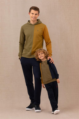 U. S. Polo Assn Мужской свитшот цвета хаки - U.s. polo assn фото 8