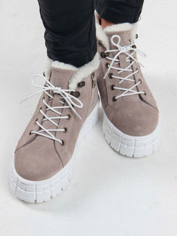 Ботинки EDART 243.212131 w. каменный замша/шерсть - Ed'art фото 8