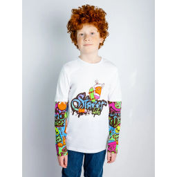 Джемпер с тату кулирка 1539100202 - Youlala фото 12