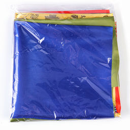 Ткань для рукоделия, атлас, 10 видов, лоскут 50×50 см