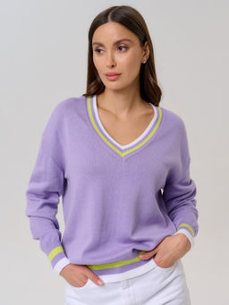 Пуловер женский ZZ-01006 lavender - Eleganzza фото 8