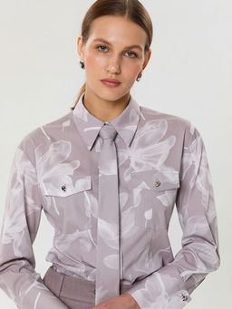 Блузка с галстуком - Marchello marchellini фото 3