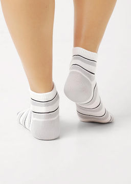 CLE Носки жен.Д5503 fashion база хл+эл белый/св.серый - Clever wear фото 2