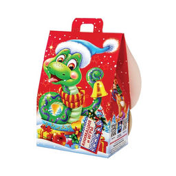 Детский сладкий новогодний подарок Улыбка - Рубин фото 2