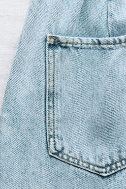Z1975 HIGH-WAIST BAGGY PAPERBAG JEANS - Zara фото 11