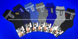 Цена за 12 пар.Береза носки детские ВНУТРИ МАХРА на мальчиков СПОРТ