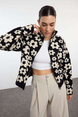 TRENDYOLMILLA Pembe Buklet Ceket Gorunumlu Triko H?rka TWOAW25HI00262  фото 2