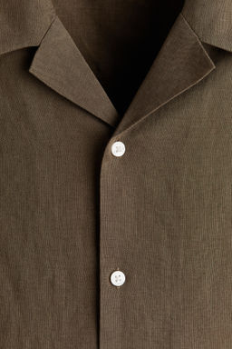 Camisa resort en mezcla de lino Relaxed Fit - H&m фото 10