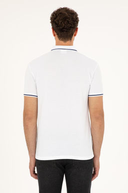 U. S. Polo Assn / Мужская белая базовая футболка - U.s. polo assn фото 5