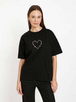 10200510124 Футболка жен. Kalanchoe черный - Concept club фото 4