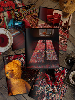 Тетрадь 48 л. А5 клетка, на скрепке, офсет LOREX DEAR CARPETS мелованный картон, двойная о...