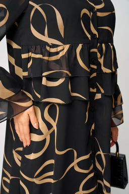 Платье EVA GRANT 7122-Р принт ленты