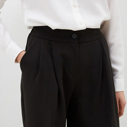 Брюки женские MIST: Classic Collection, размер 48, чёрные