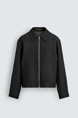 IRREGULAR TEXTURED JACKET - Zara фото 7