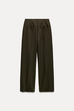 WIDE-LEG TROUSERS WITH DARTS - Zara фото 7