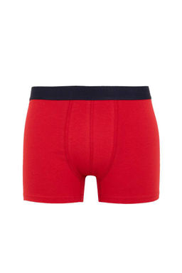 Новогодние боксеры-тройки стандартного кроя с тематикой Нового года - Defacto фото 9