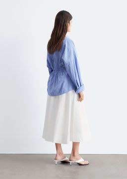 Camisa de popelina de algod?n con cord?n de ajuste - H&m фото 2
