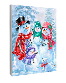 Картина по номерам на холсте и подрамнике 40х50 см