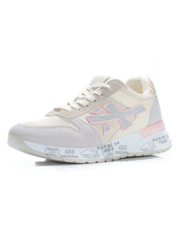 05-6026-203 BEIGE/GRAY Кроссовки женские (искусственные материалы) - No name фото 6