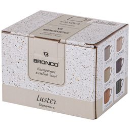 КРУЖКА LUSTER 300МЛ, 12*9*8СМ, ТЕМНО-СЕРАЯ - Bronco фото 2