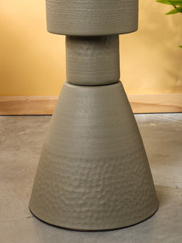 Столик кофейный, 39×39×61 см, графитовый