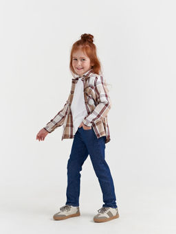 Джинсы зауженные Темно-синие - Bungly фото 6