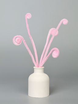 Синельная проволока, набор 100 шт, размер 1 шт 30х0,8 см, цвет розовый