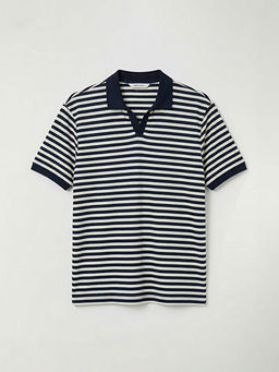 Polo Yaka ?izgili Erkek Ti??rt