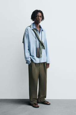 LIGHTWEIGHT DENIM SHIRT - Zara фото 4