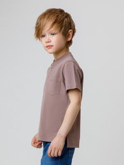 КР 302391/капучино 1312 к638 фуфайка (футболка) для мал